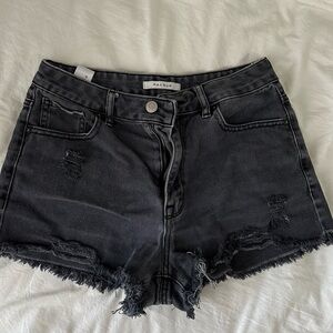 Black pacsun jean shorts